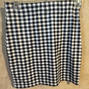 SHEIN stretchy mini plaid skirt size small